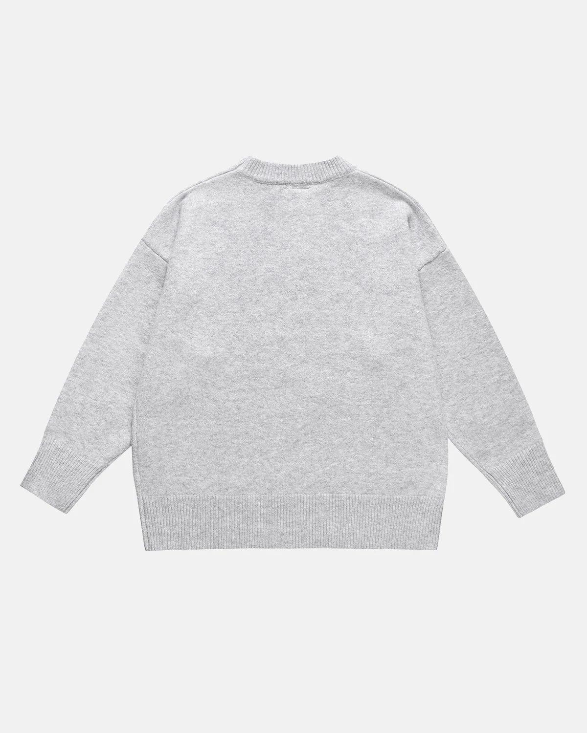 Script Letter Graphic Knit Sweater MADXMARX