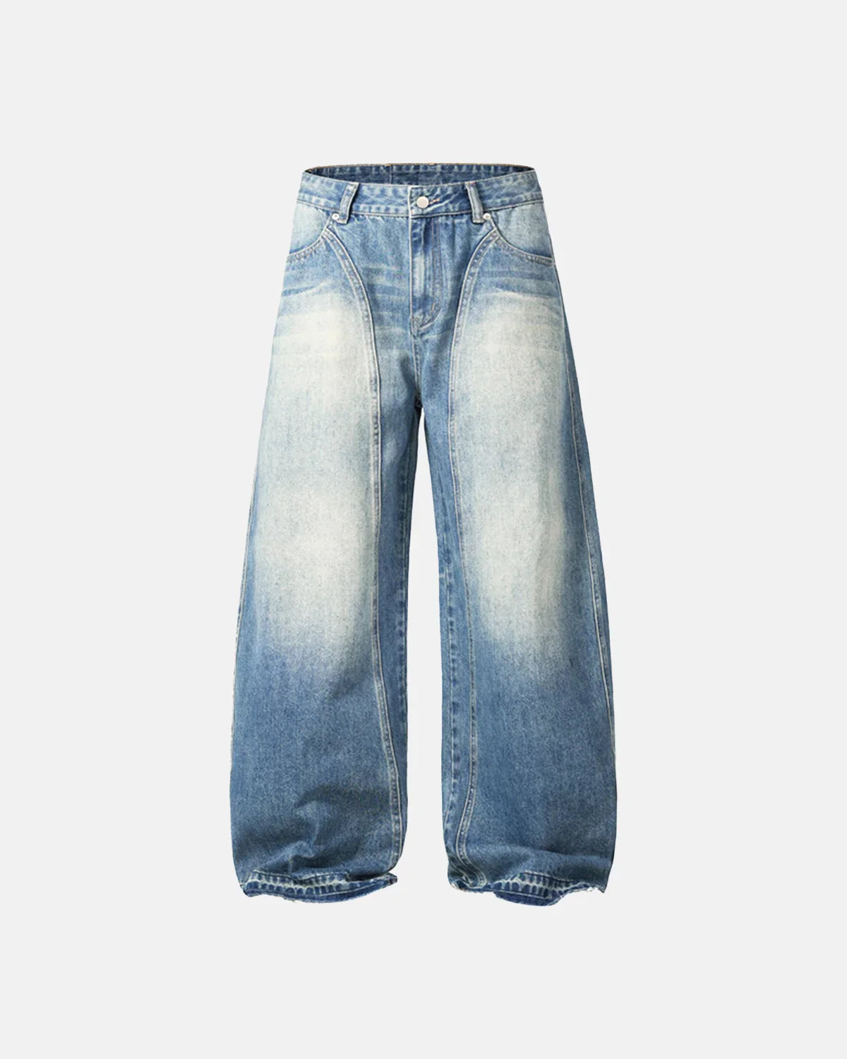 Washed Baggy Jeans