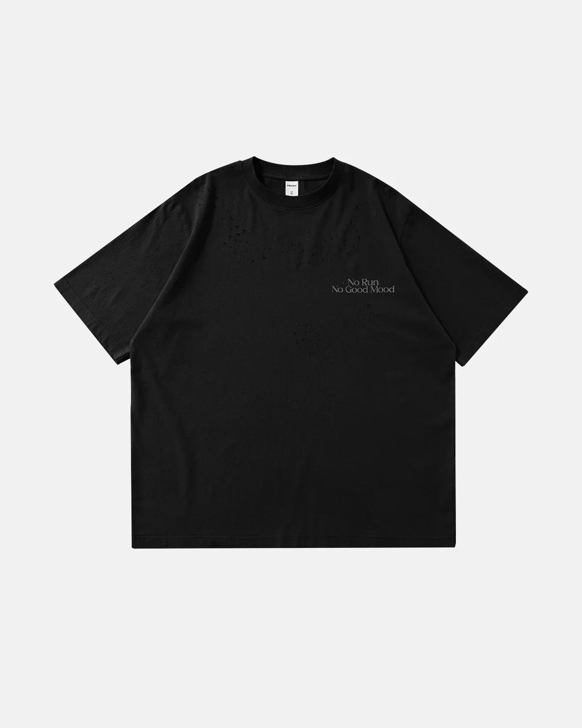 T-shirt délavé réfléchissant usé