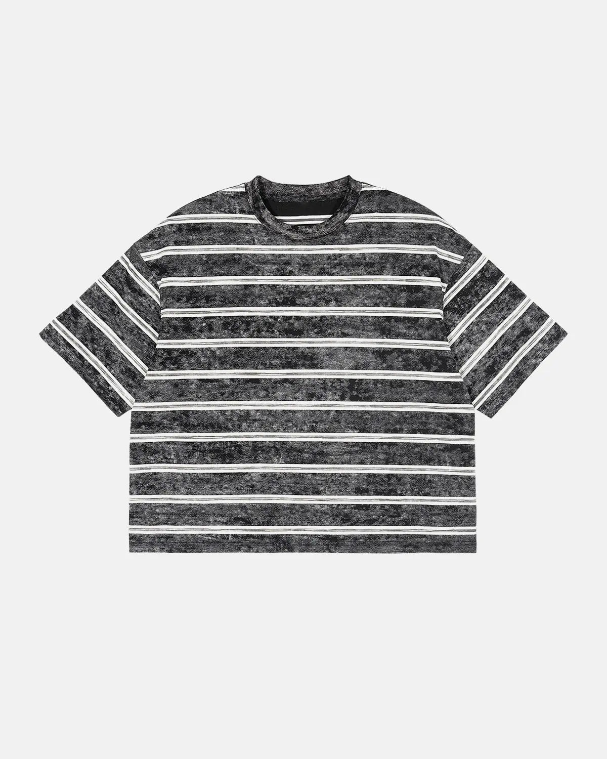 Vintage Washed Striped Boxy T-Shirt