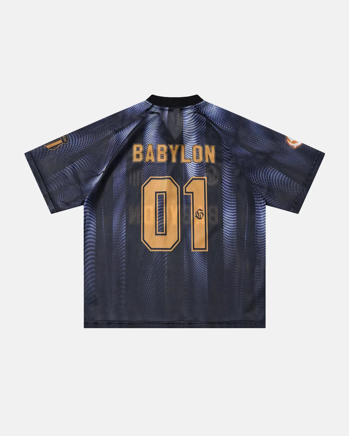 Gradient Pattern Mesh Jersey