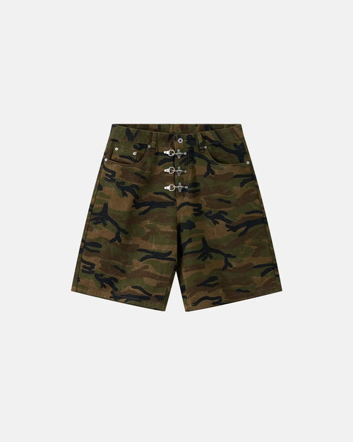 Bermudas de camuflaje con cierre metálico - Camuflaje / S