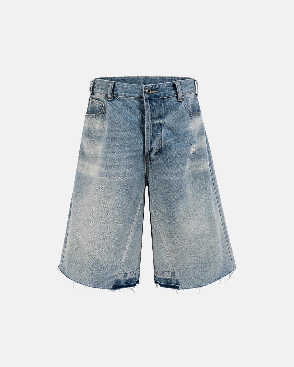 Frayed Longline Baggy Jorts