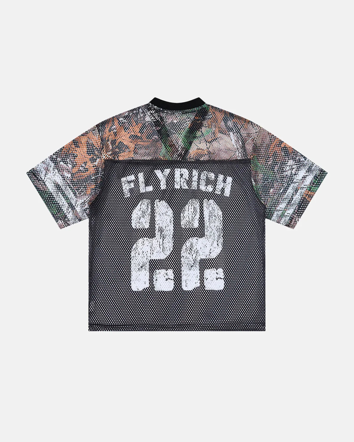 Camo Mesh Digital Print Jersey Tee
