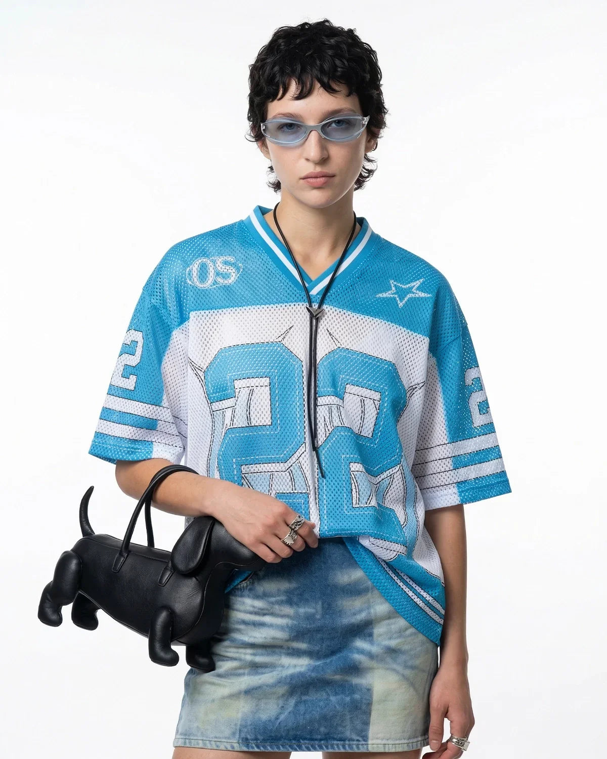 Maillot de football en mesh "22"