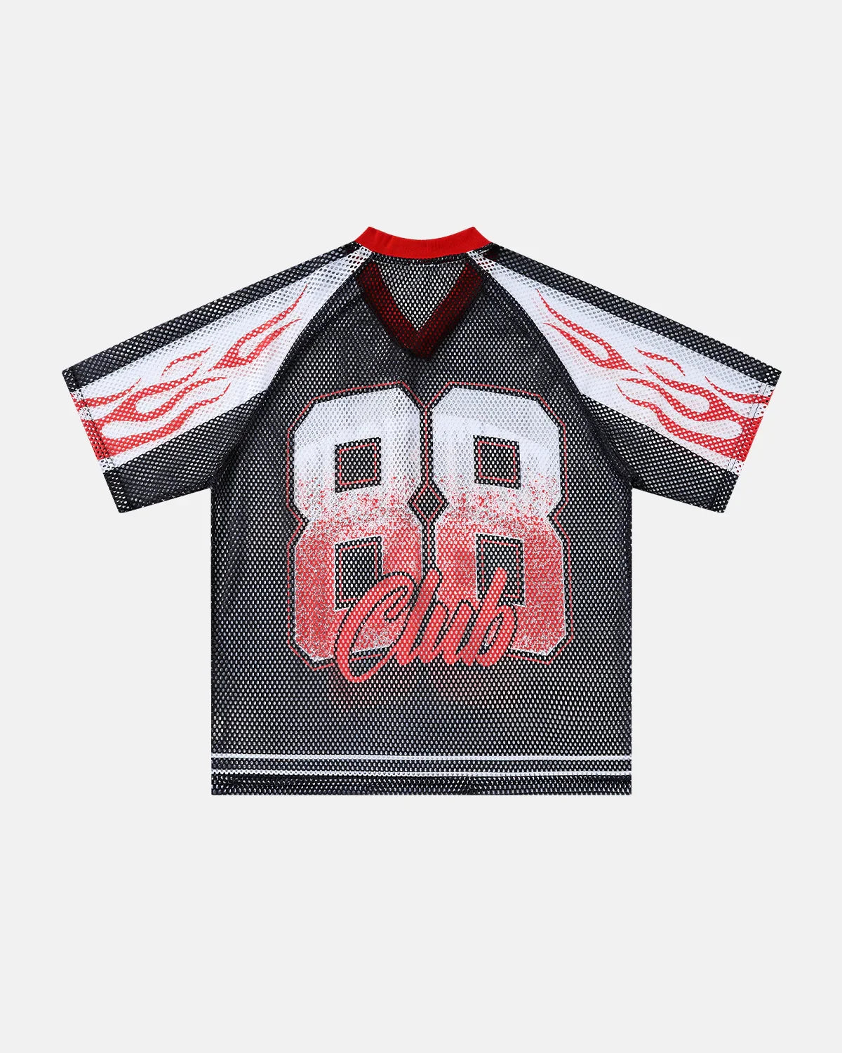 Flame Graphic Mesh Jersey
