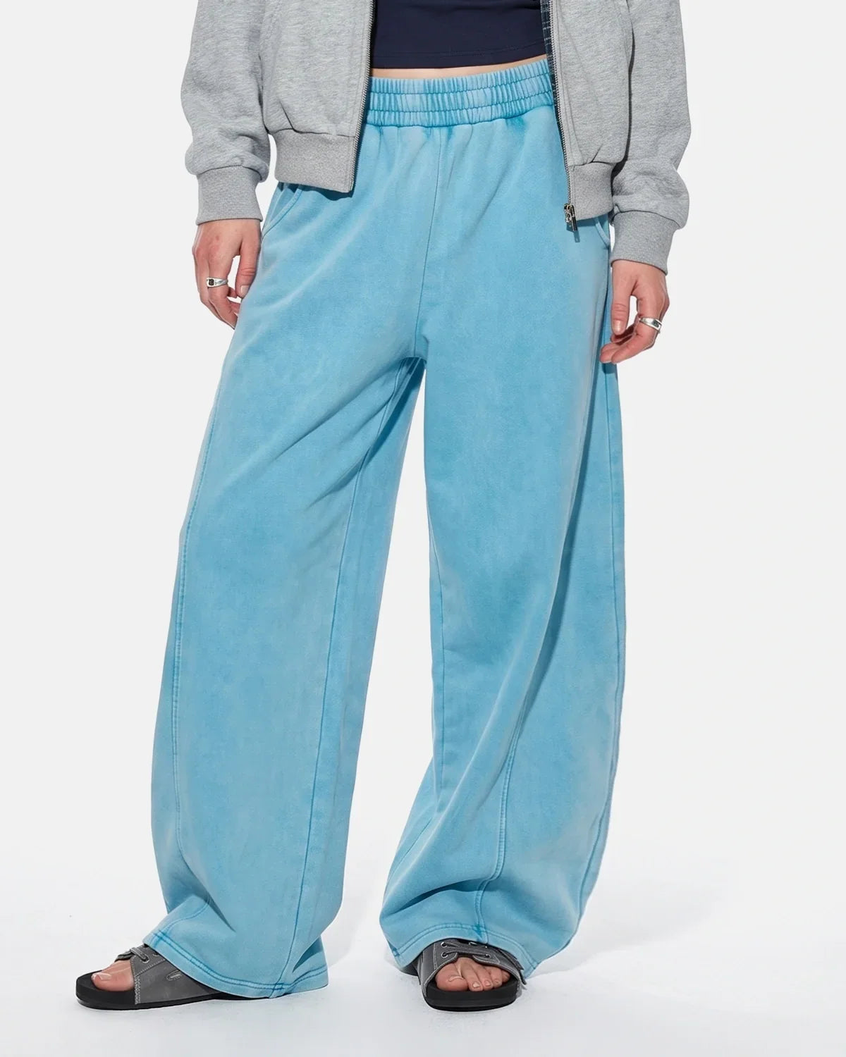 Acid Washed Barrel Sweatpants