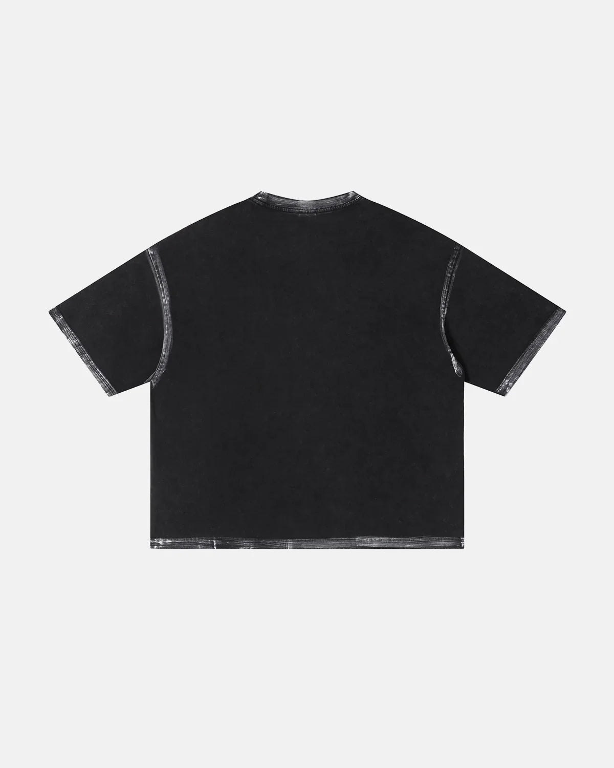Distressed Painted Graphic Boxy T-Shirt