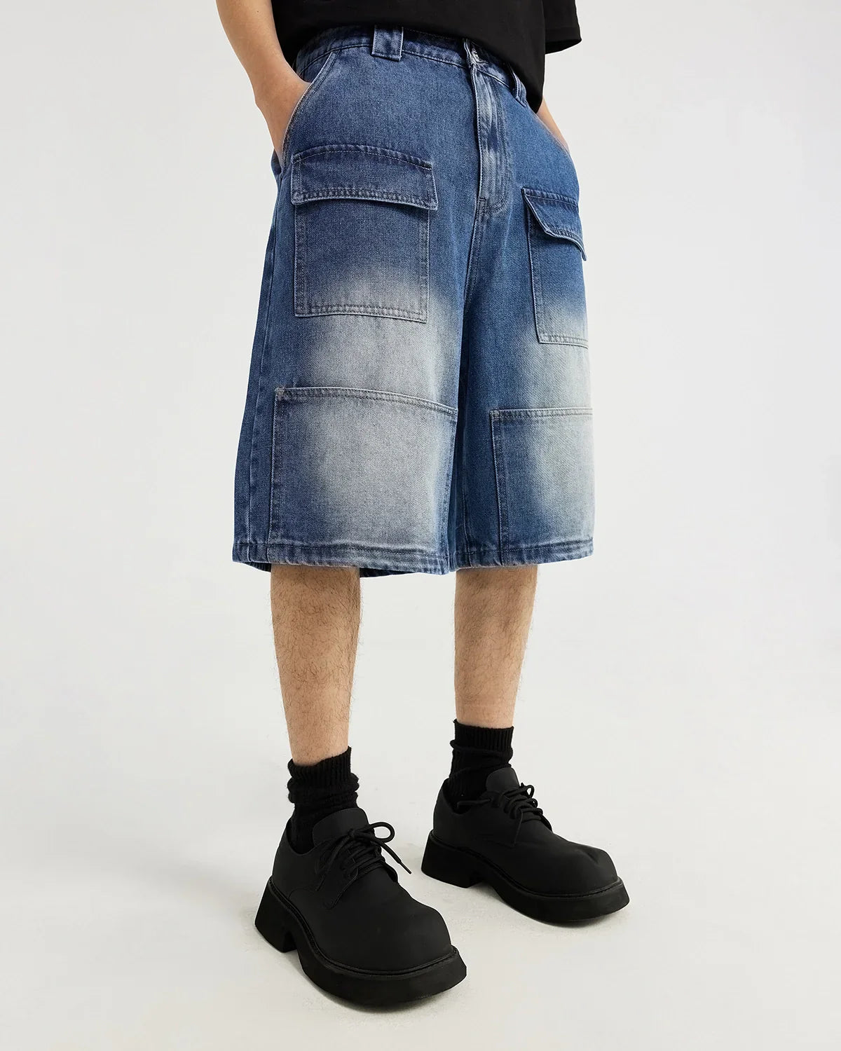 Acid Washed Carpenter Jorts