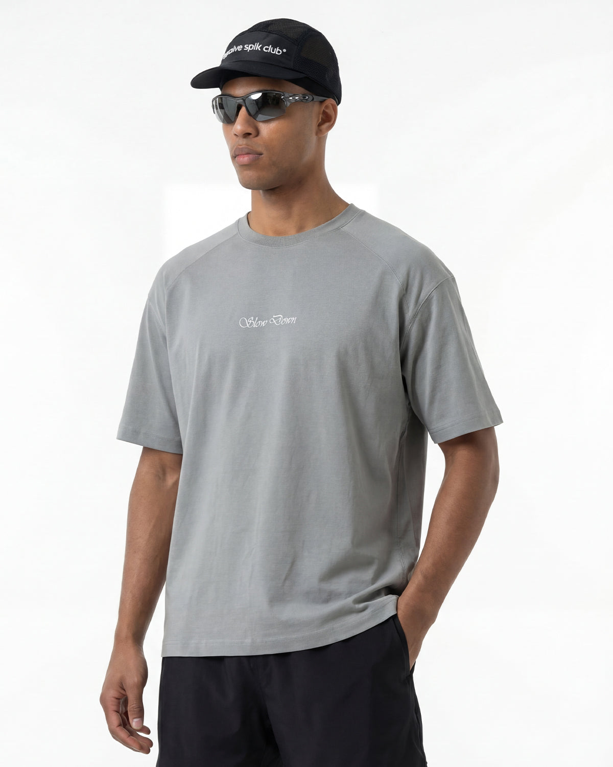 T-shirt de sport à motif révélé par l'eau