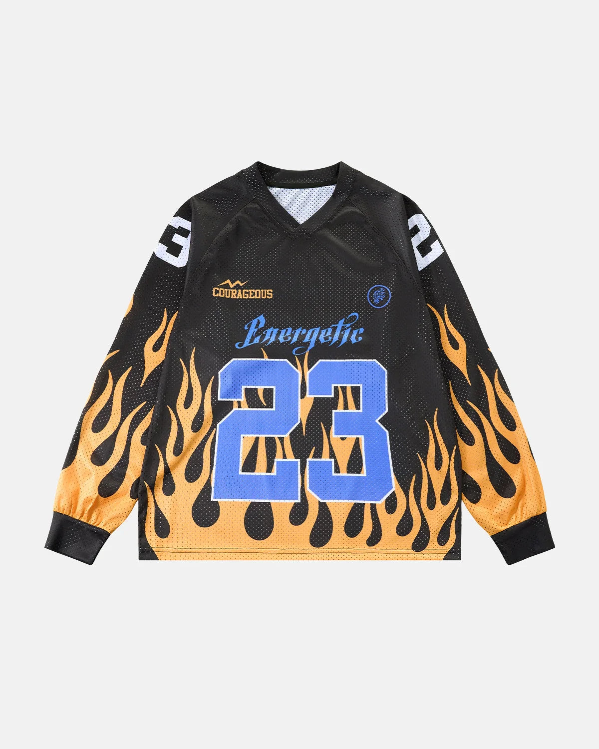 NO.23 & Flame Print Mesh Tees
