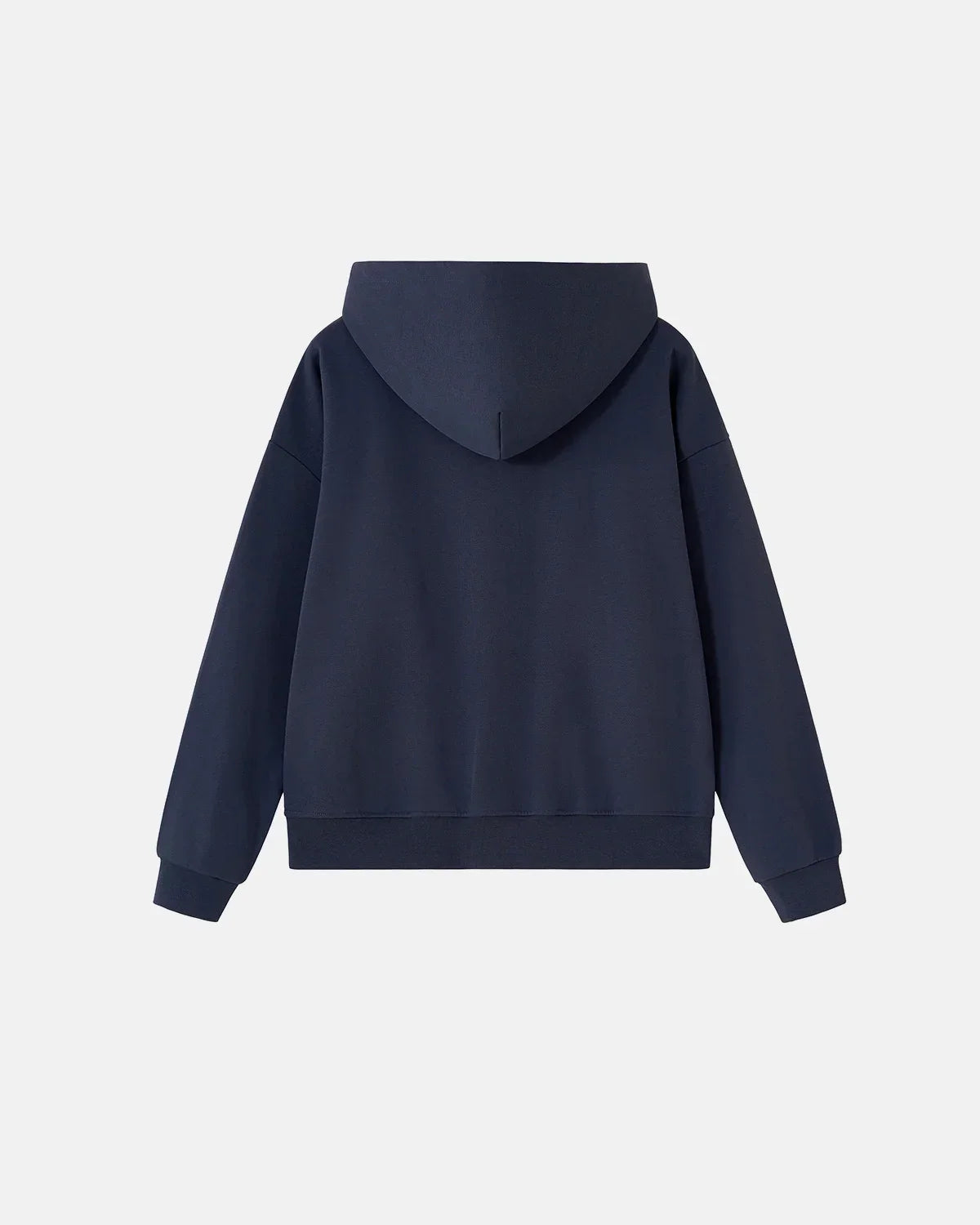 Contrast Chunky Zip Up Hoodie