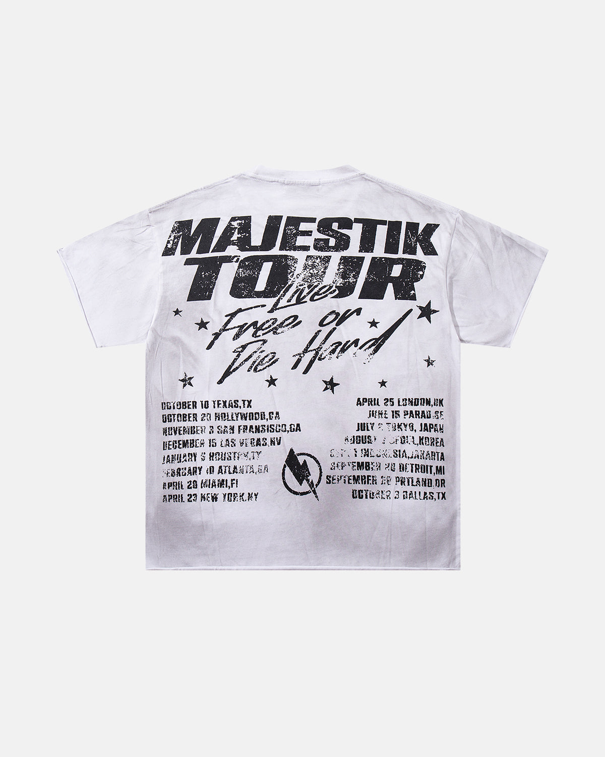 Rhinestone Washed Graphic T-Shirt