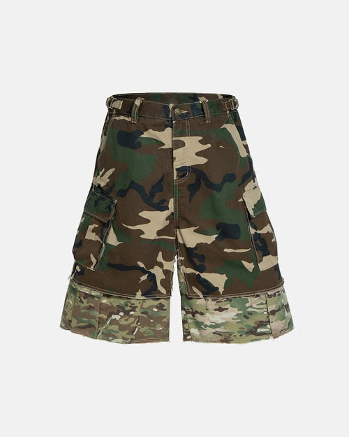 Bermudas de camuflaje de corte largo y superpuestas - CAMO / M