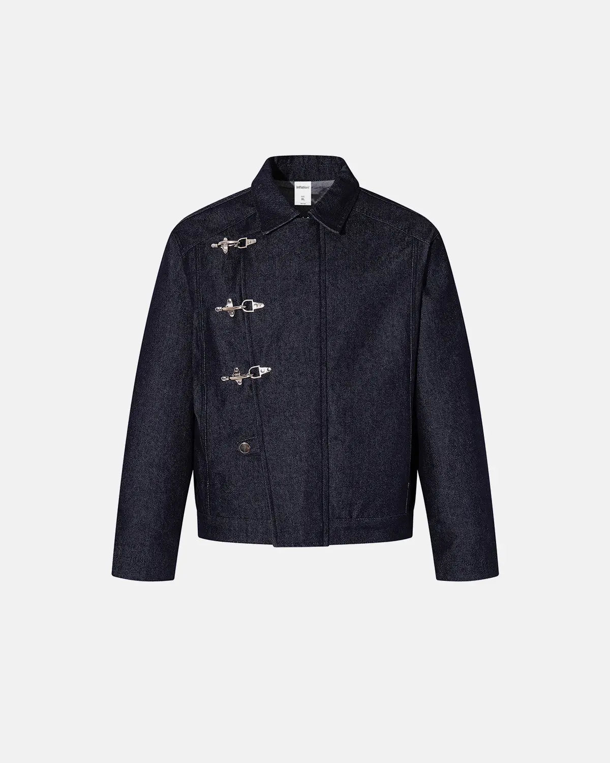 Raw Blue Fireman Clasp Denim Jacket