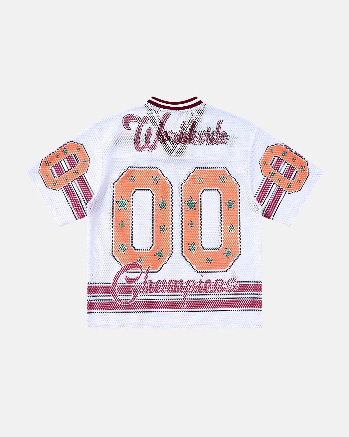 Maillot de foot en maille étoile graphique
