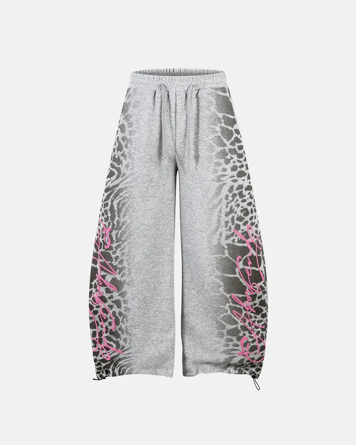 Leopard Graphic Barrel Sweatpants