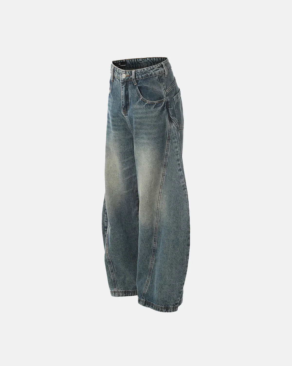 Retro Blue Supper Baggy Jeans