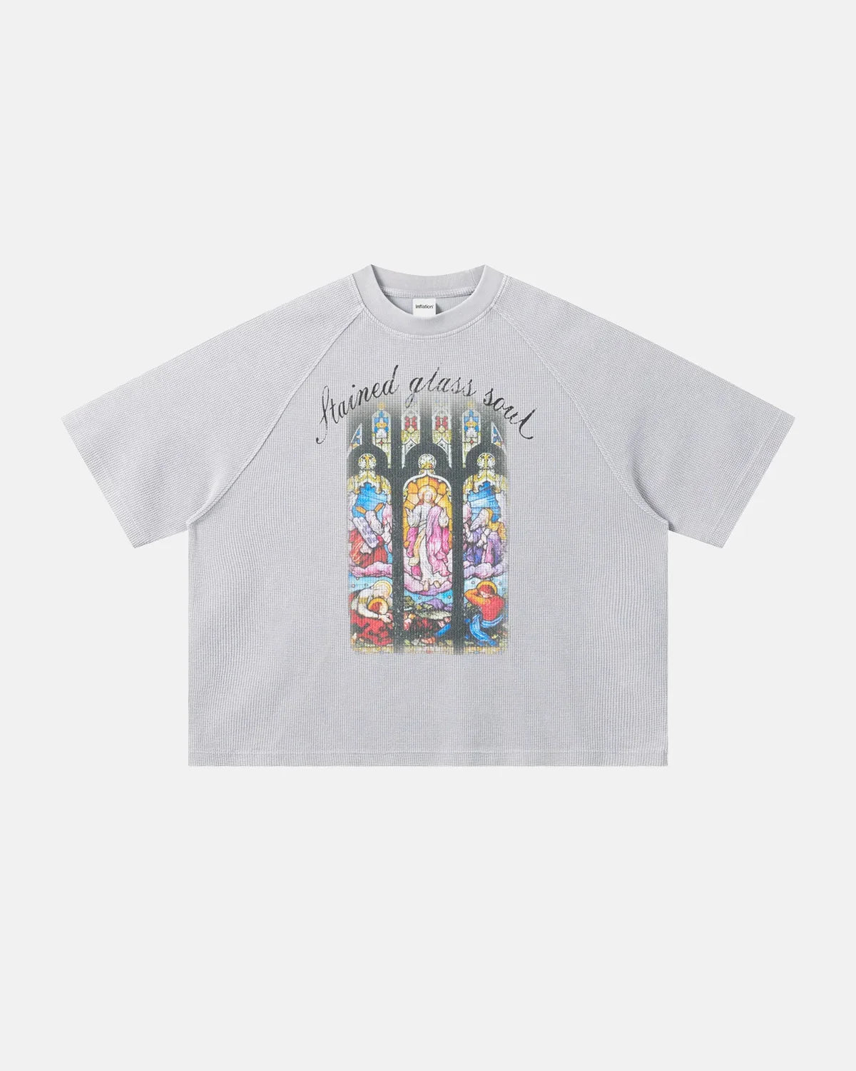 Washed Graphic Boxy Waffle T-Shirt