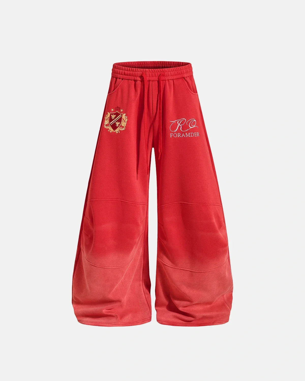 Gothic Graphic Washed Barrel Sweatpants