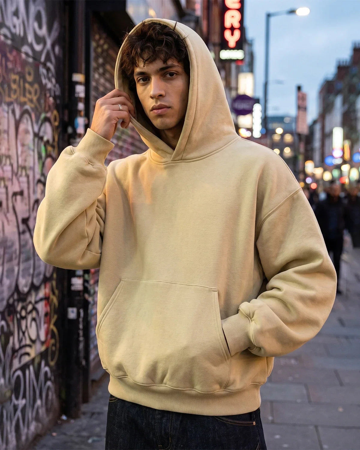 Blank Comfy Boxy Fit Hoodies MADXMARX