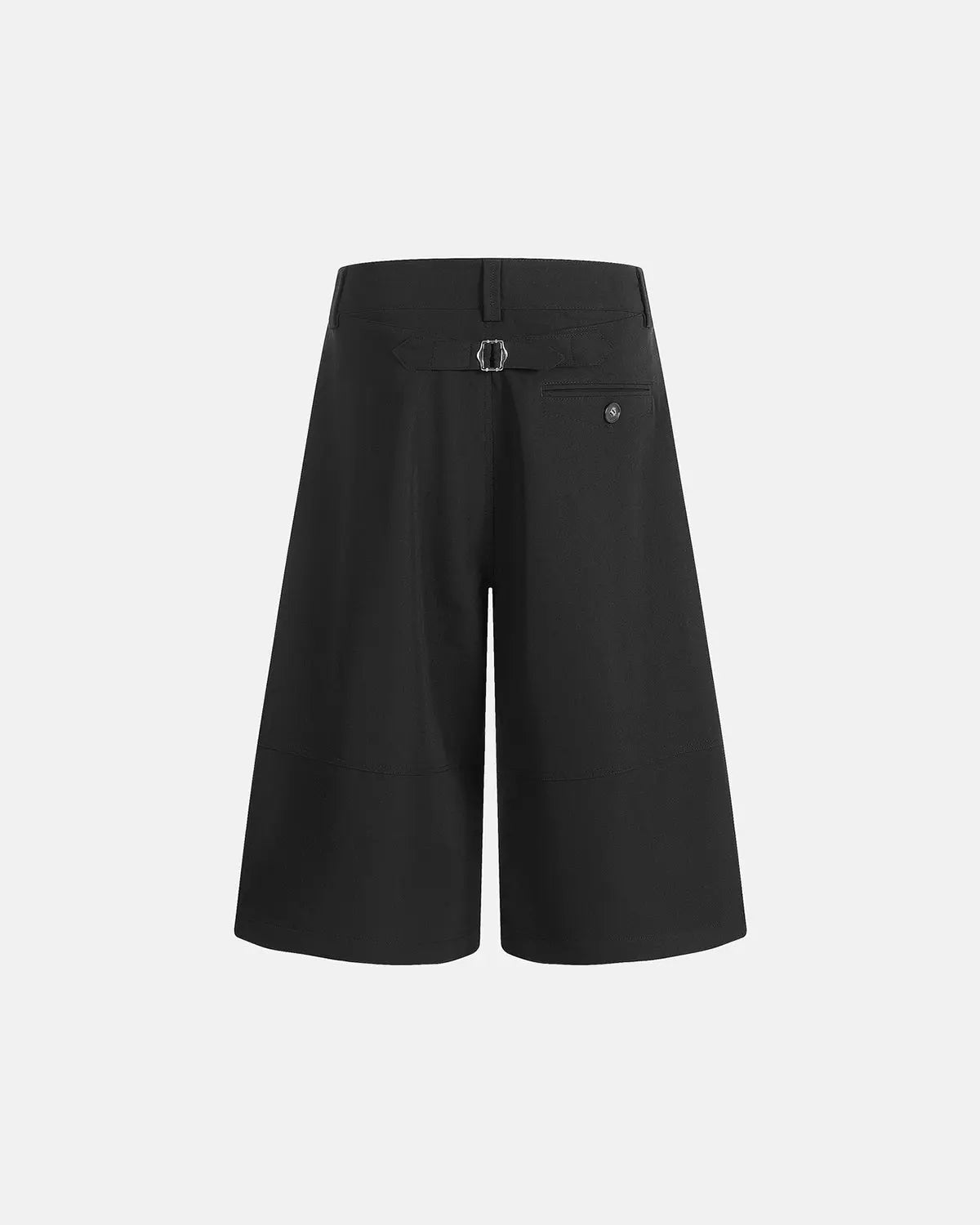 Pleated Cinch Back Tailored Shorts