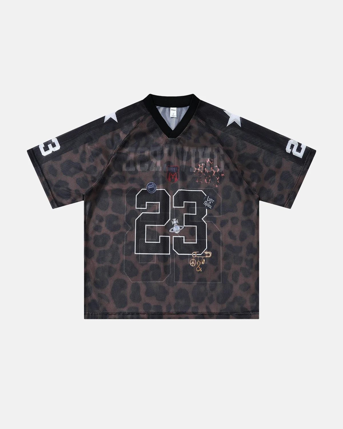 Number 23 Leopard Mesh Jersey