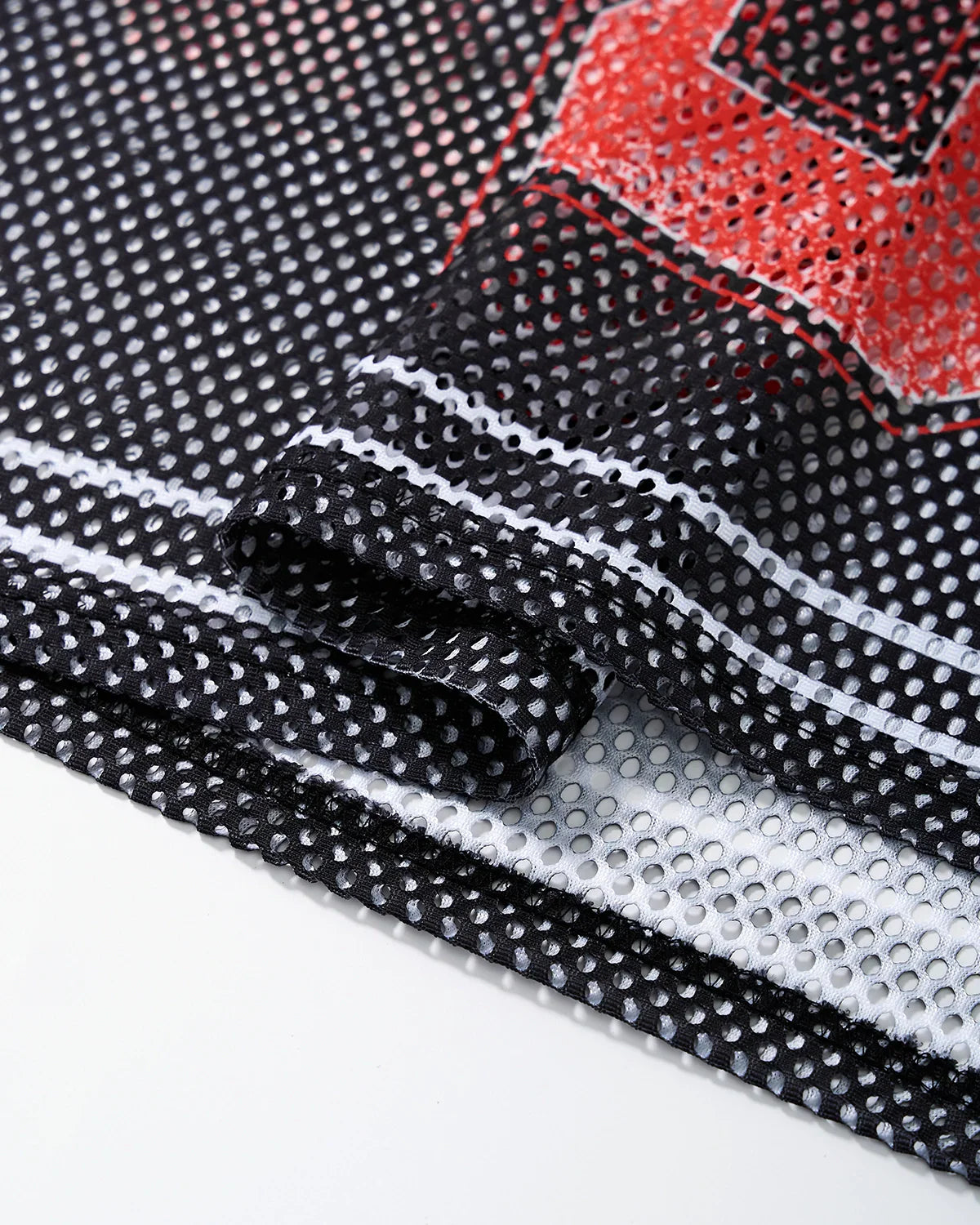 Flame Graphic Mesh Jersey