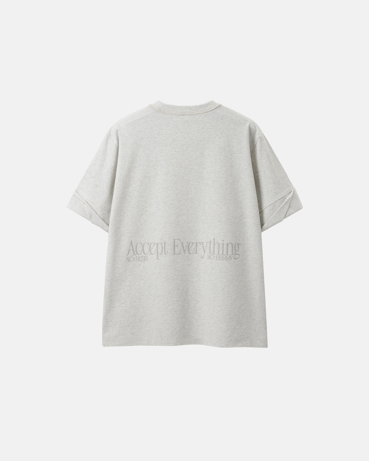 T-shirt lourd avec détails aux manches