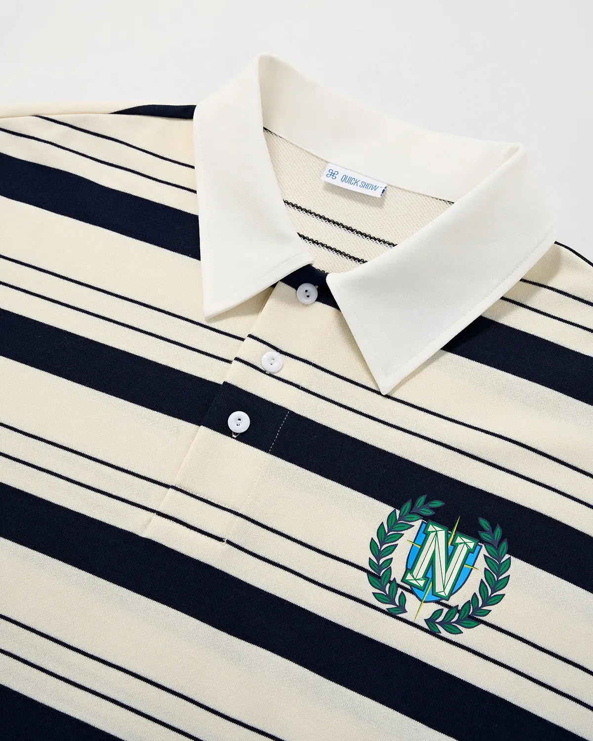 Striped Rugby Polo Shirt