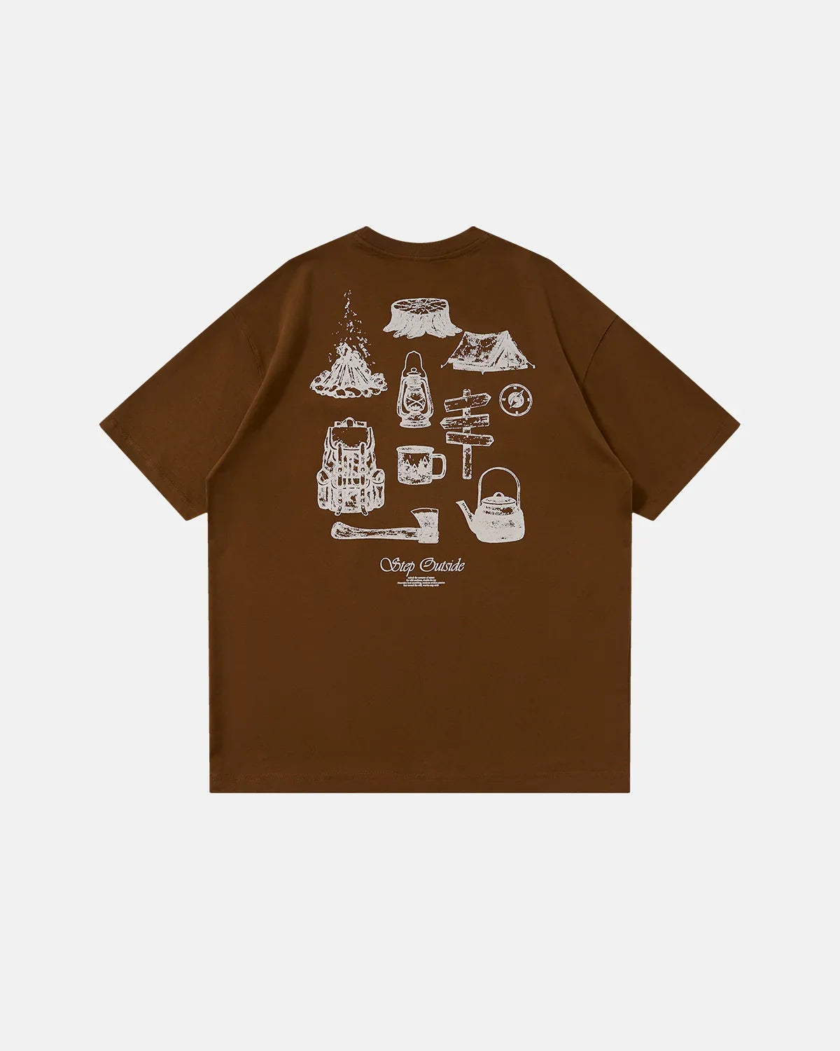 Camping Graphic Cotton Tees