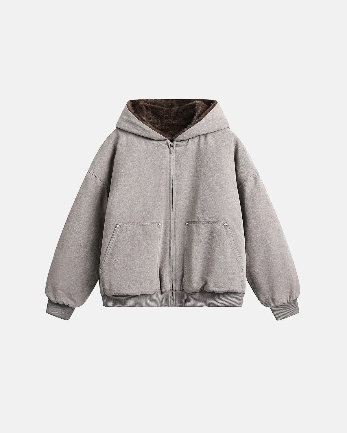 Cleanfit Faux Fur Lined Hooded Padded Jacket MADXMARX