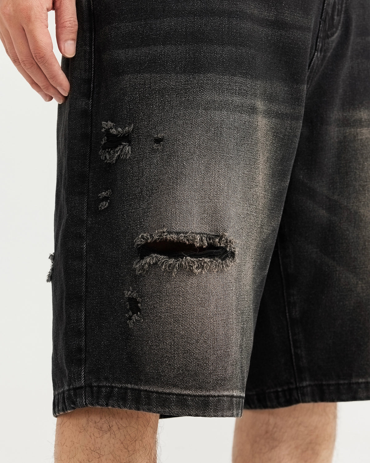 Vintage Ripped Washed Jorts