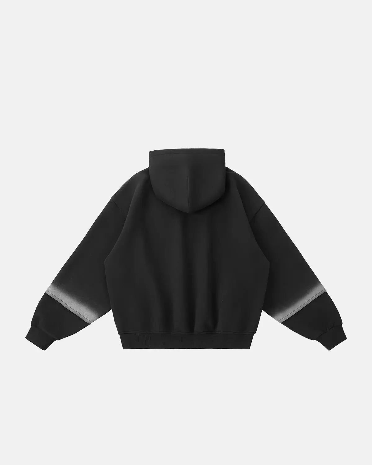 Stitching Spray-Painted Hoodies