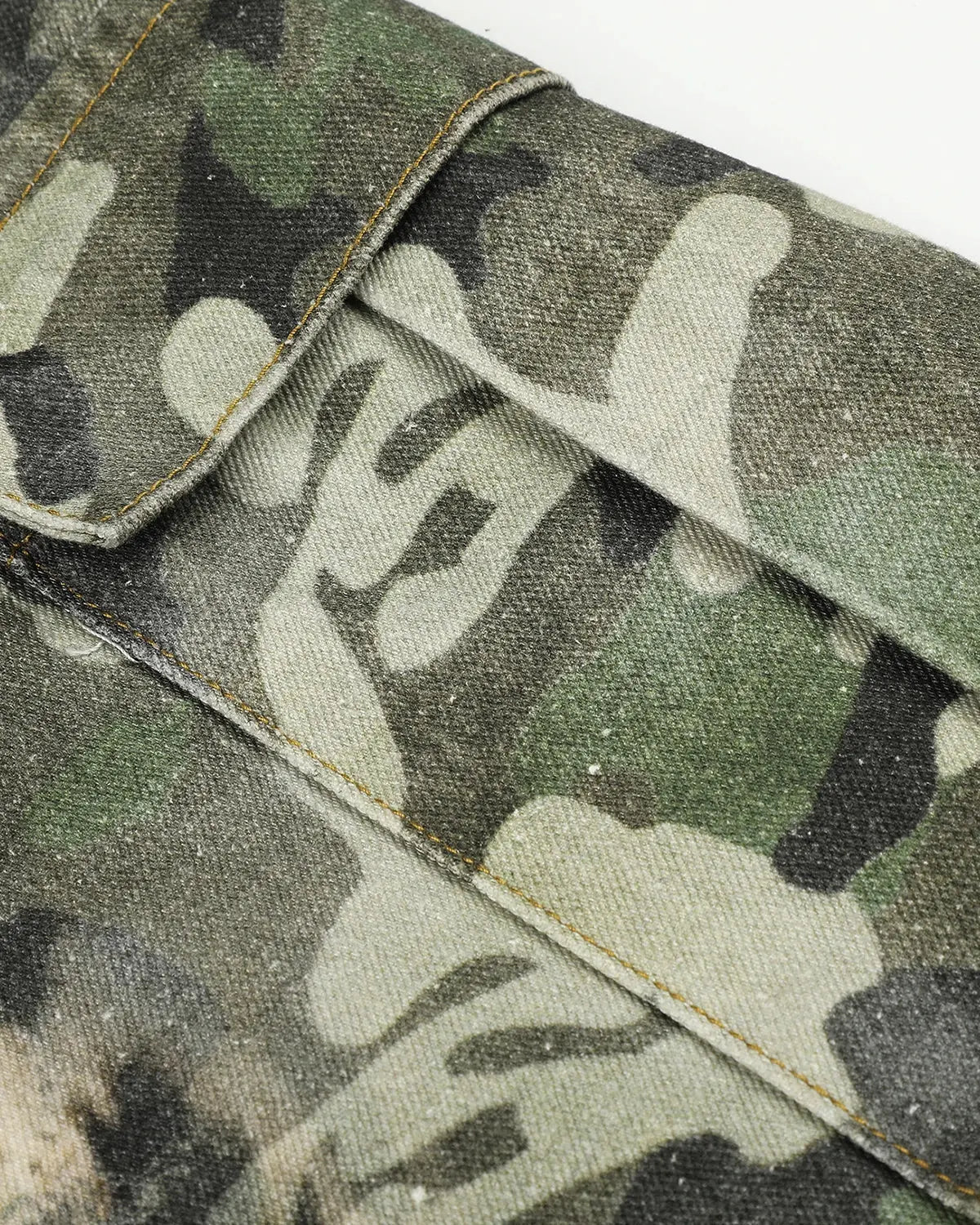Leopard Camo Cargo Longline Shorts