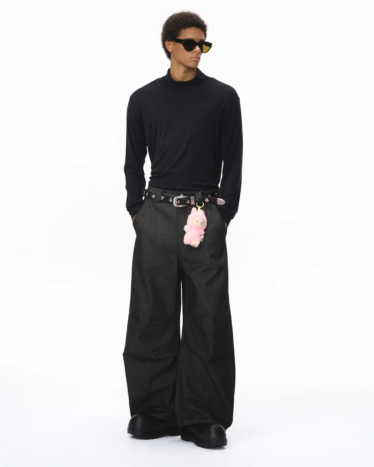 Raw Baggy Barrel Jeans