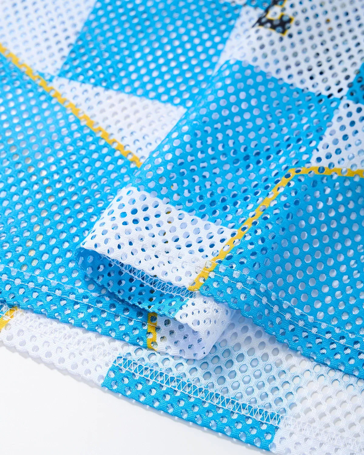 Varsity Checkerboard Mesh Jersey