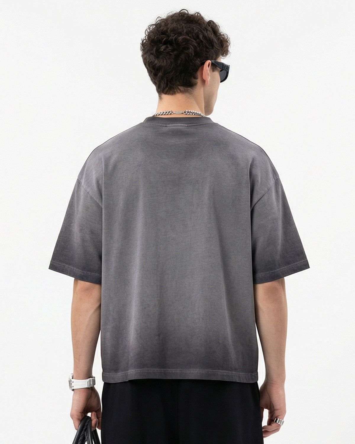 Monkey Washed Dyed Fade Boxy T-Shirt