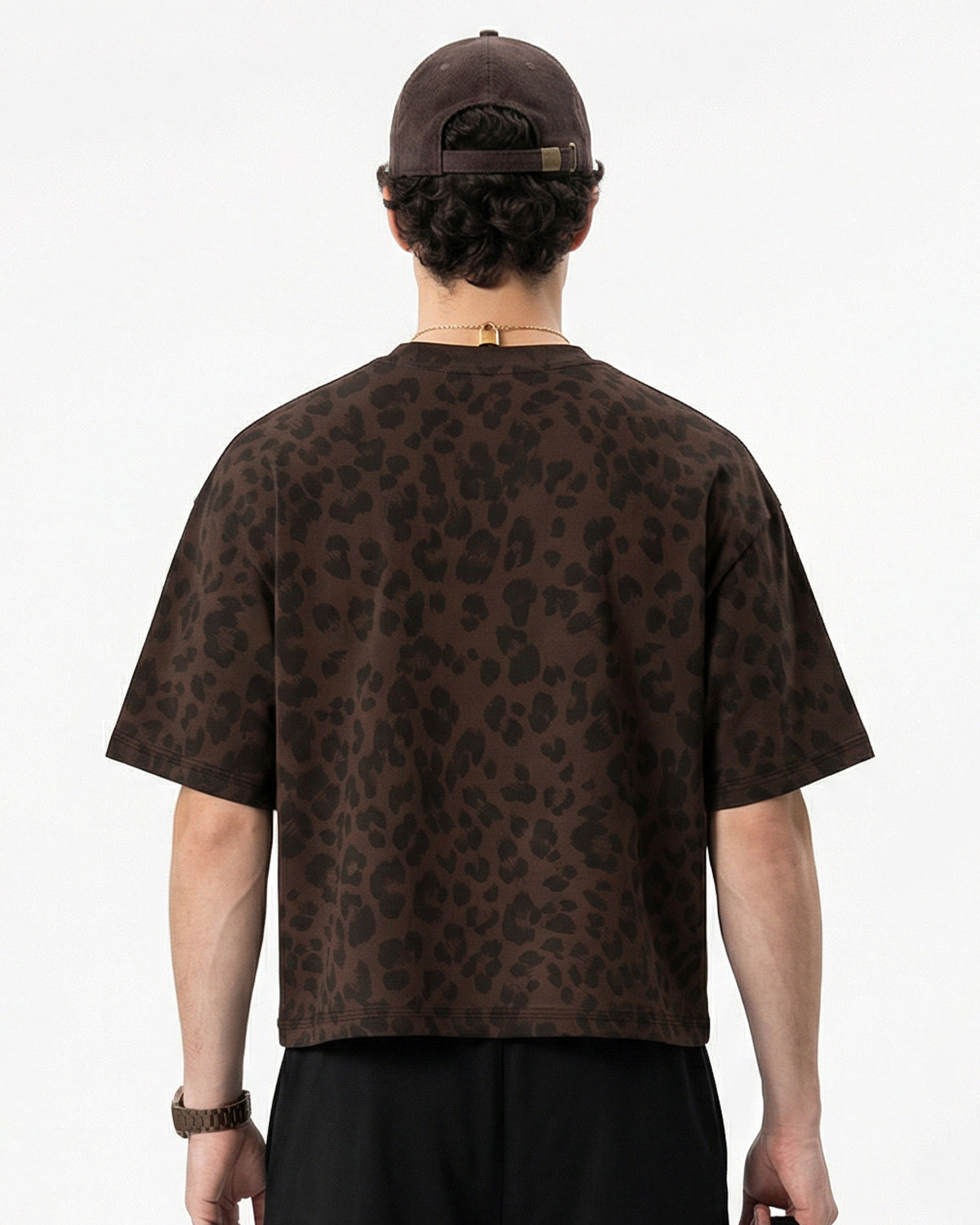 Leopard Print Boxy T-Shirt