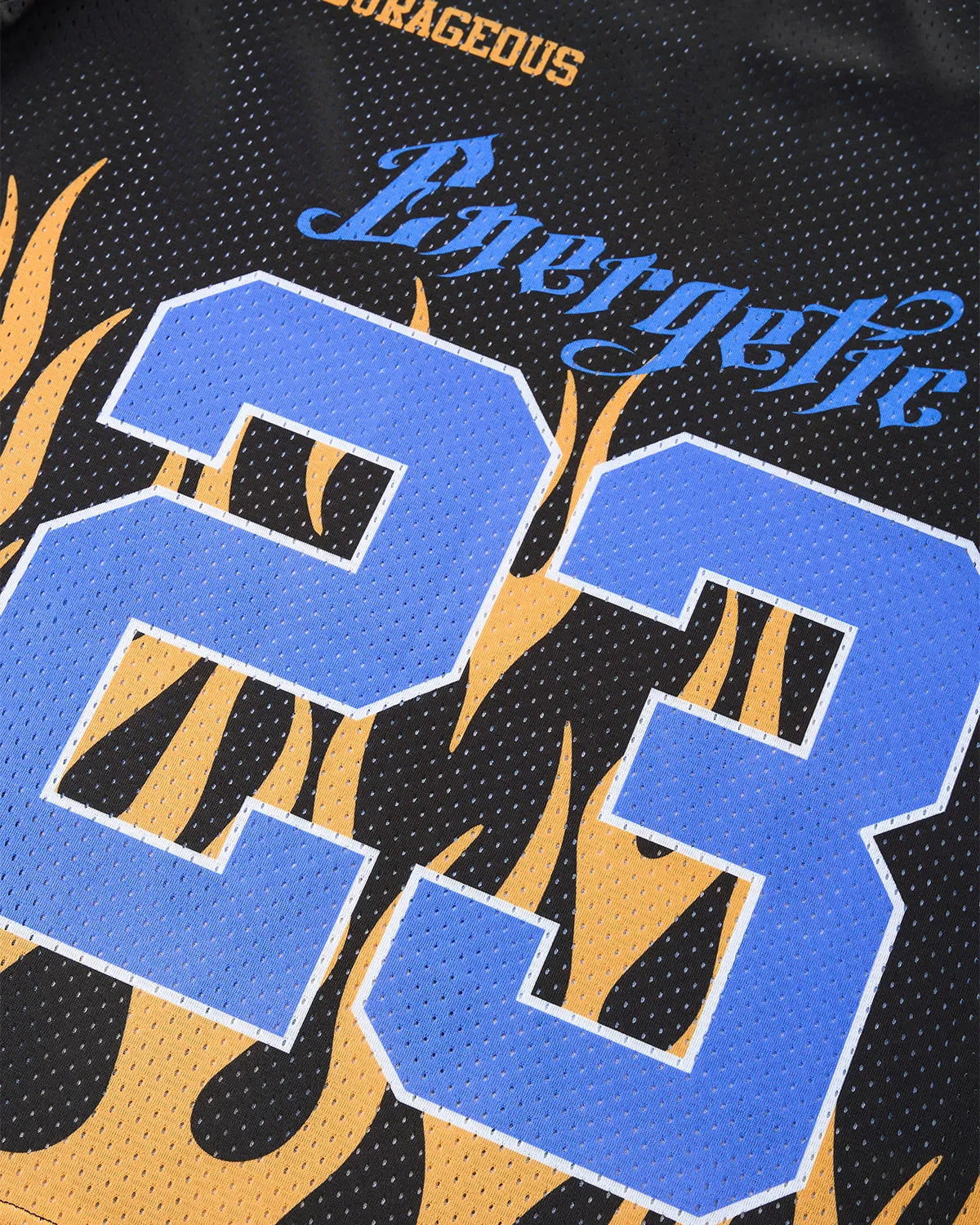 NO.23 & Flame Print Mesh Tees