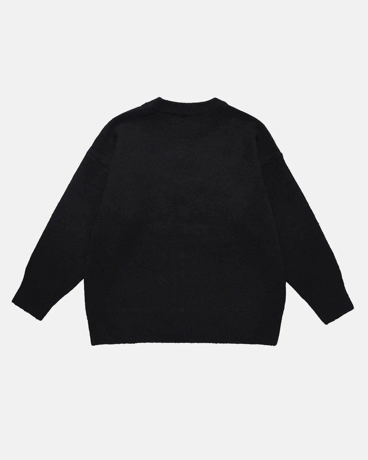 Script Letter Graphic Knit Sweater