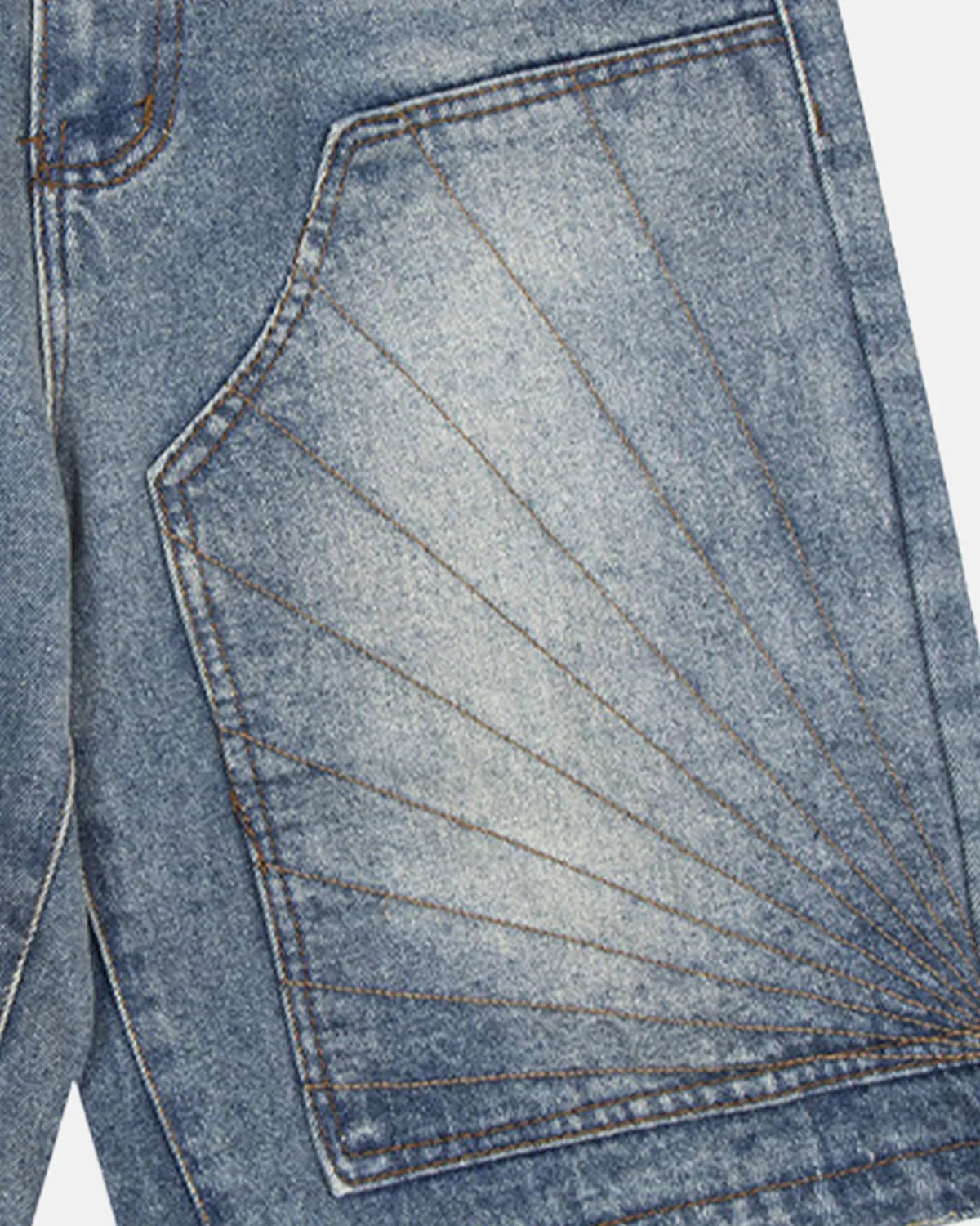Vintage Embroidered Washed Jorts
