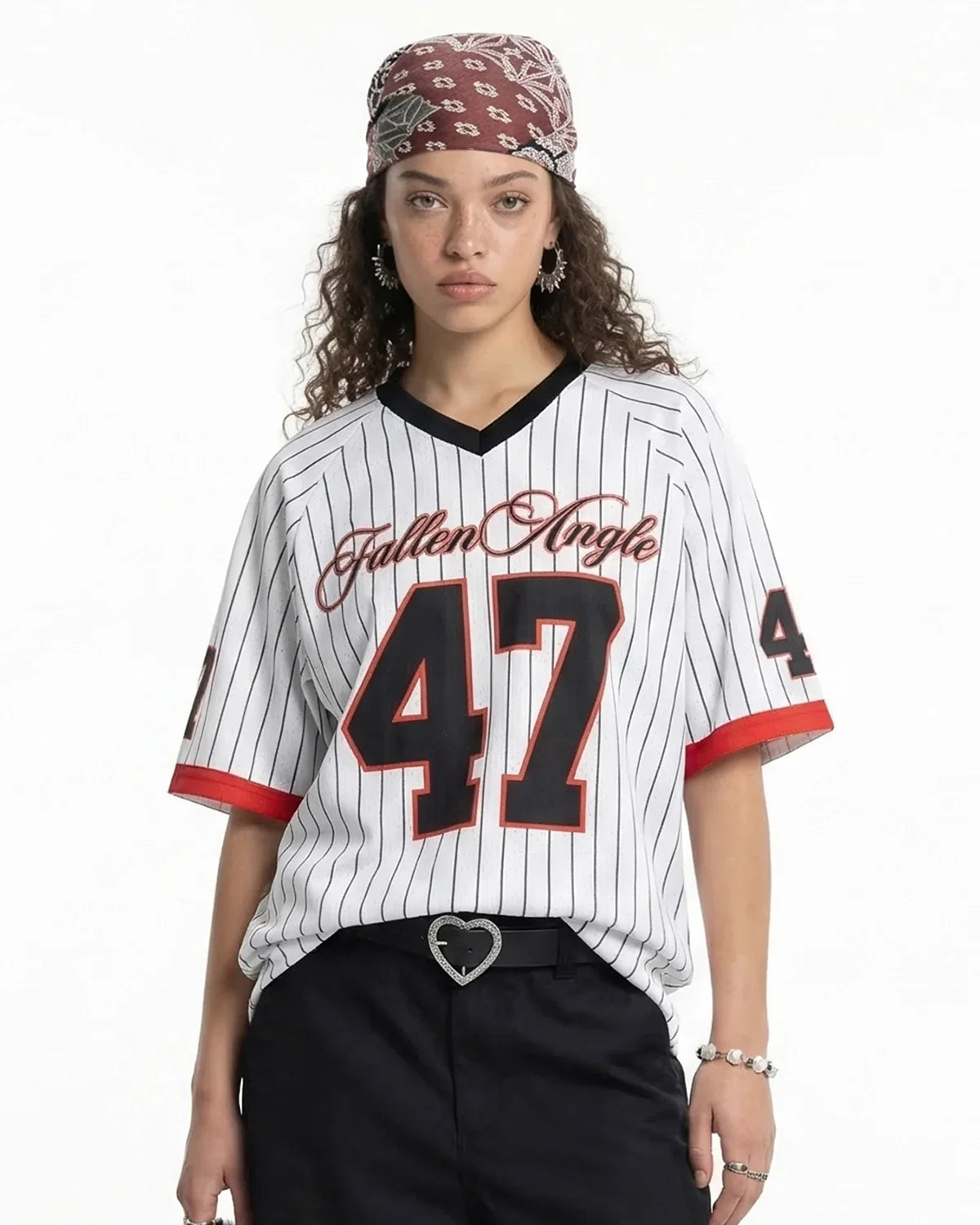 Pinstripe Number Mesh Jersey