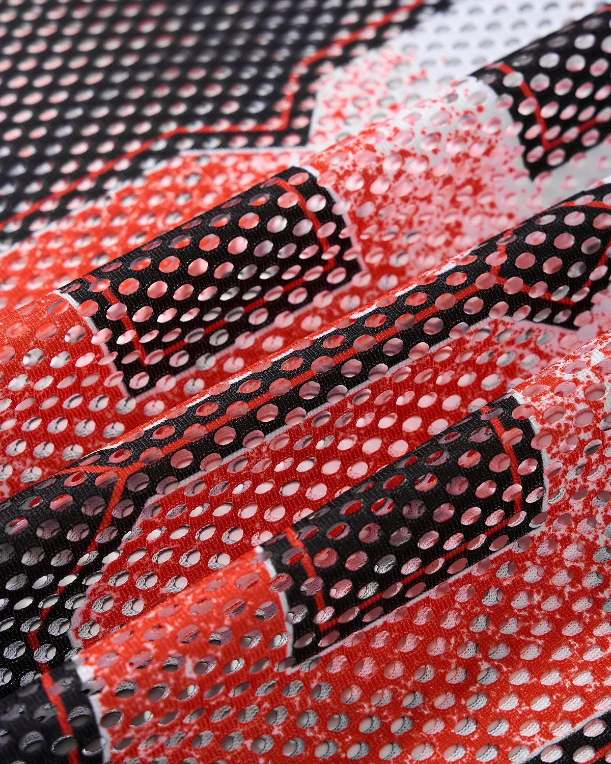 Flame Graphic Mesh Jersey