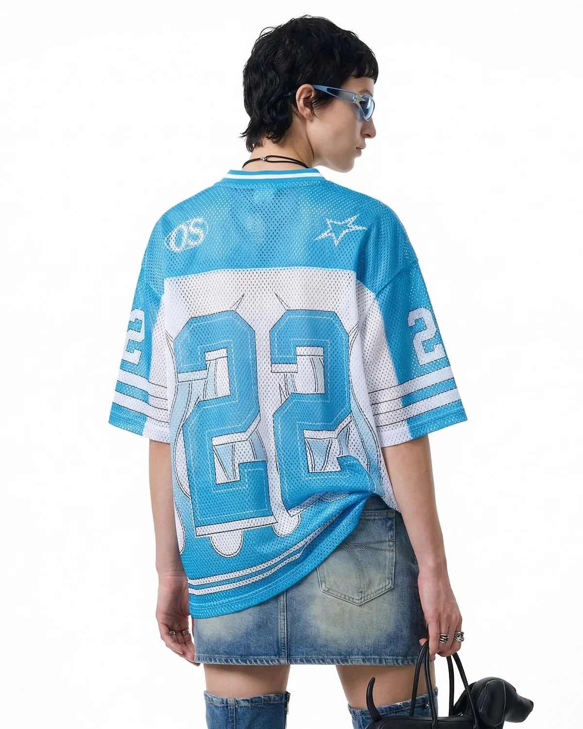 Maillot de football en mesh "22"