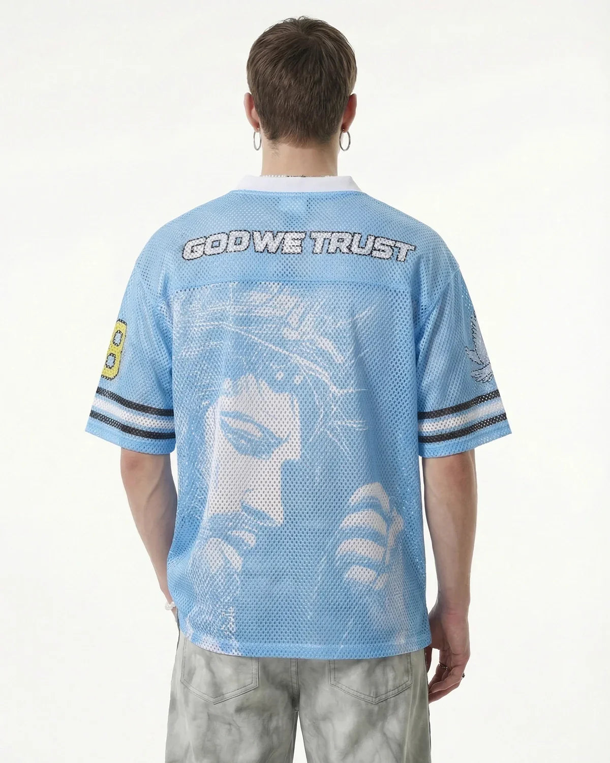Dove Graphic Mesh Football Jersey