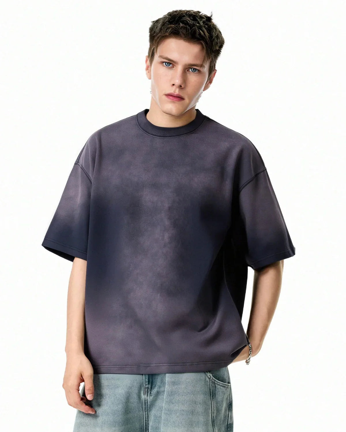 Oversized Monkey Acid Wash Tee
