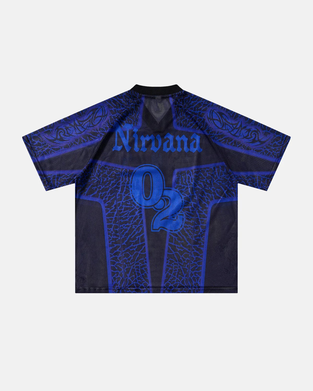 Tribal Pattern Mesh Jersey