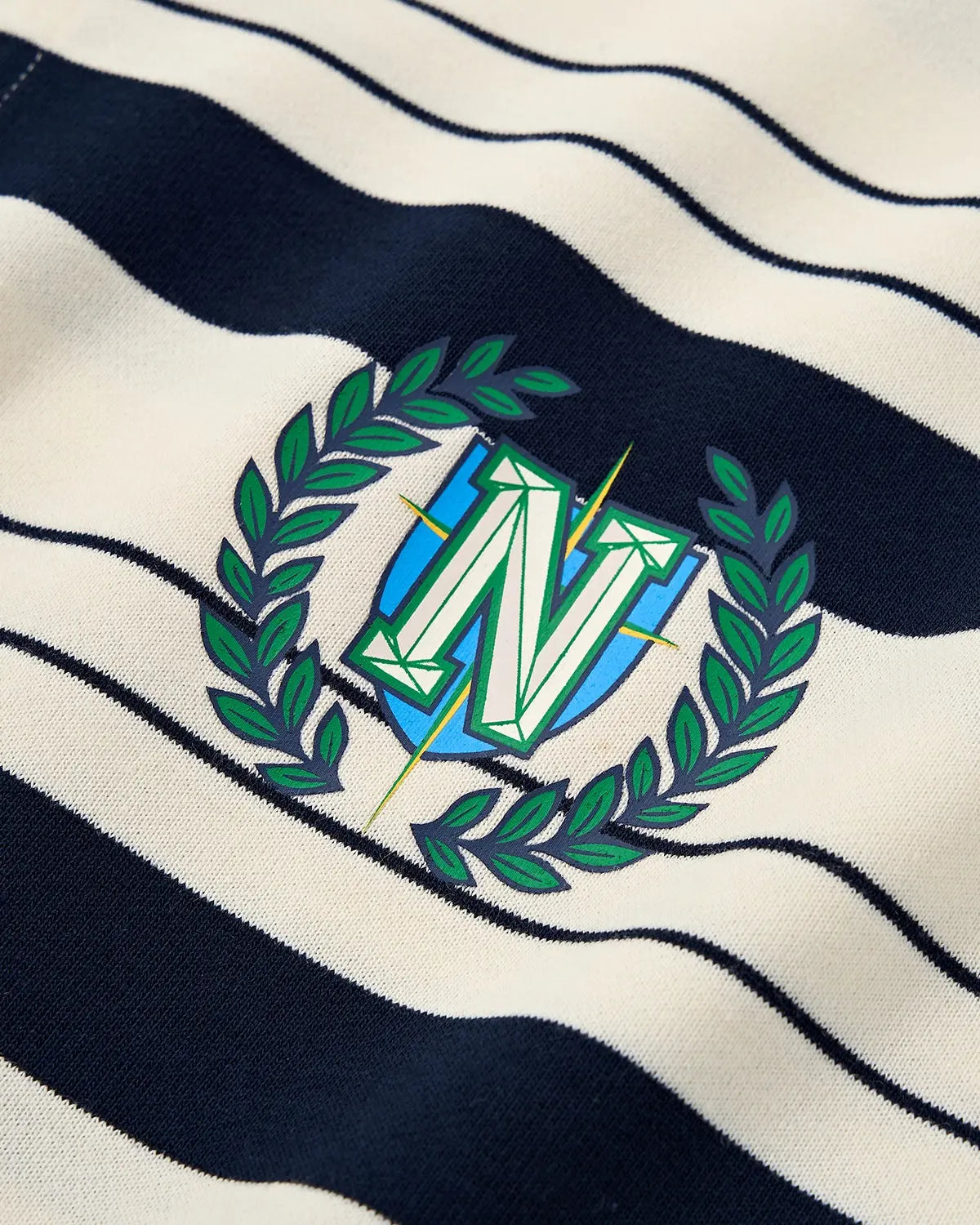 Striped Rugby Polo Shirt