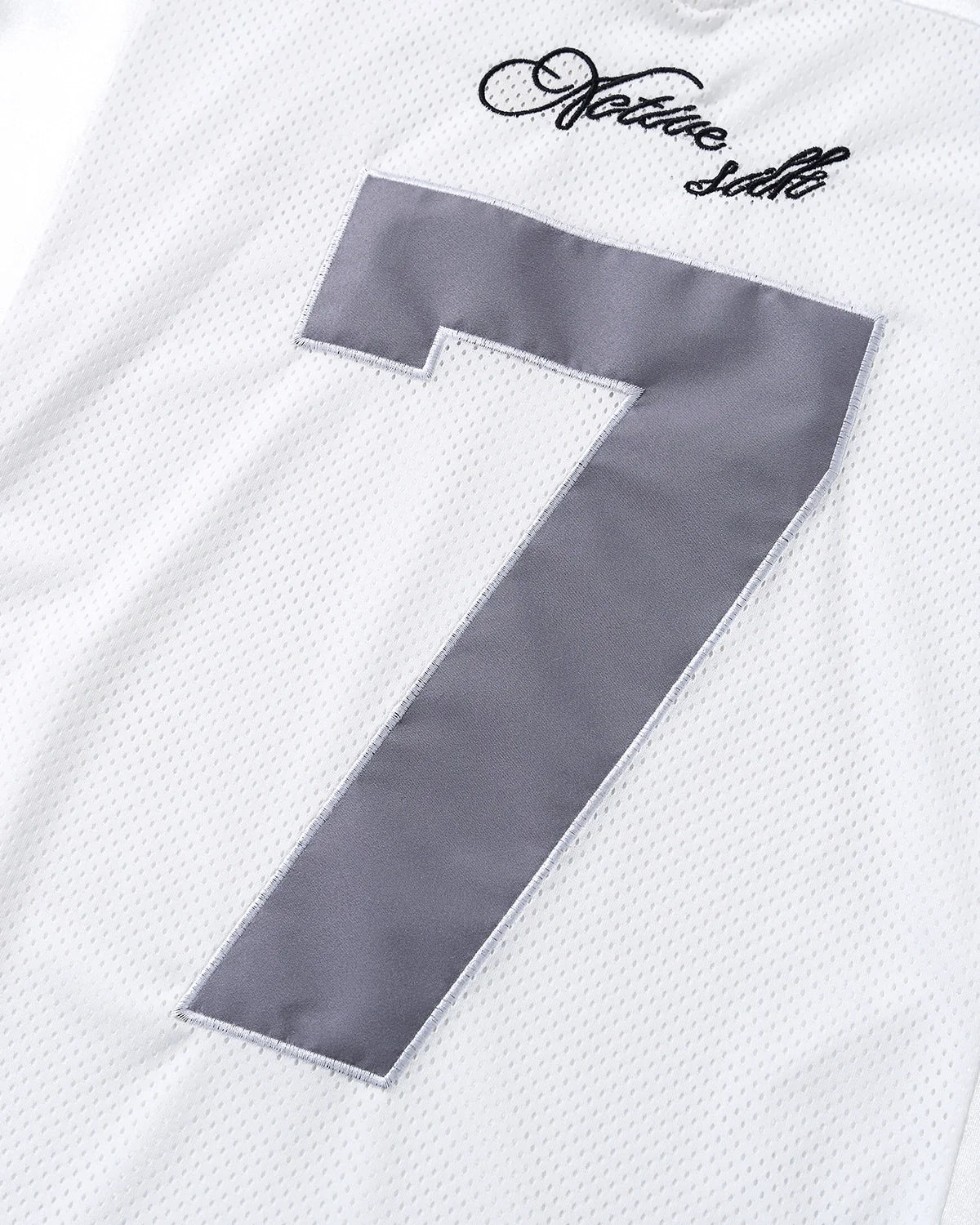 Mesh Patchwork Number Jersey